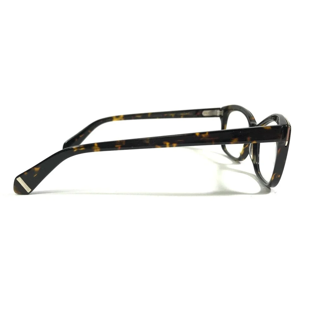 Zac Posen Eyeglasses Frames Ludmilla TO Brown Tortoise Gold Cat Eye 53-15-140